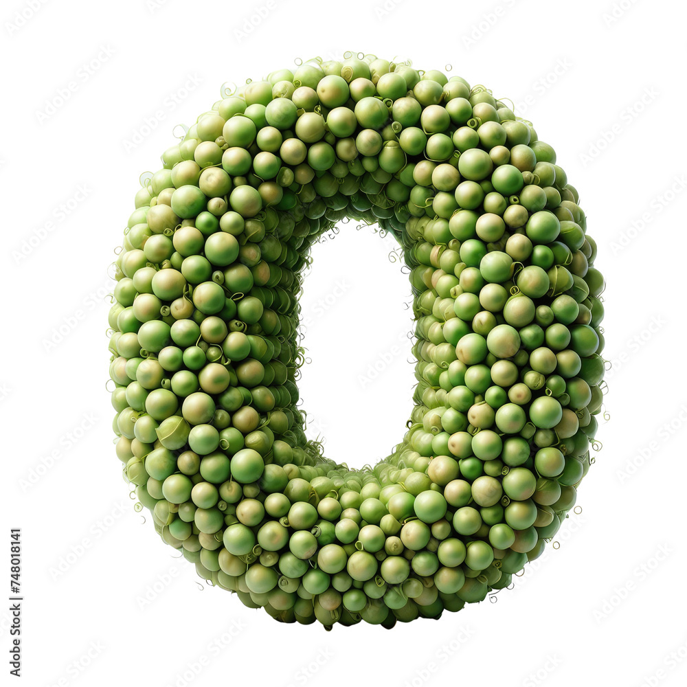 Obraz premium Isolated 3D Number on a Clear PNG Canvas Generative AI