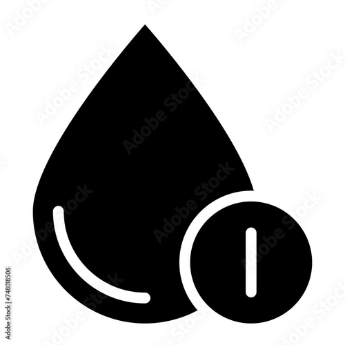 blood rh positie and negative icon