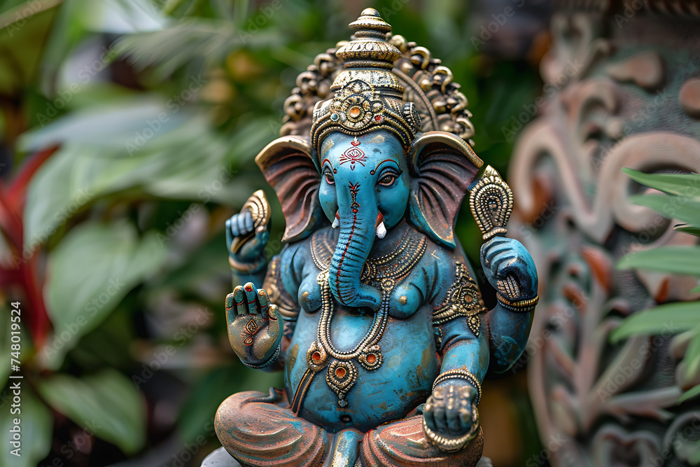 the Indian god Ganesha
the Indian god Ganesha