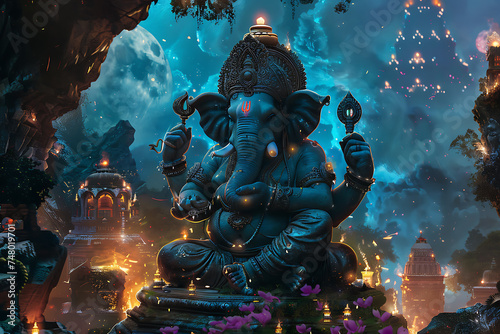 the Indian god Ganesha
 photo