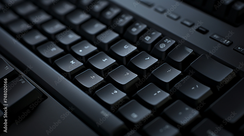 Closeup shot of computer keyboard Closeup shot of computer keyboard