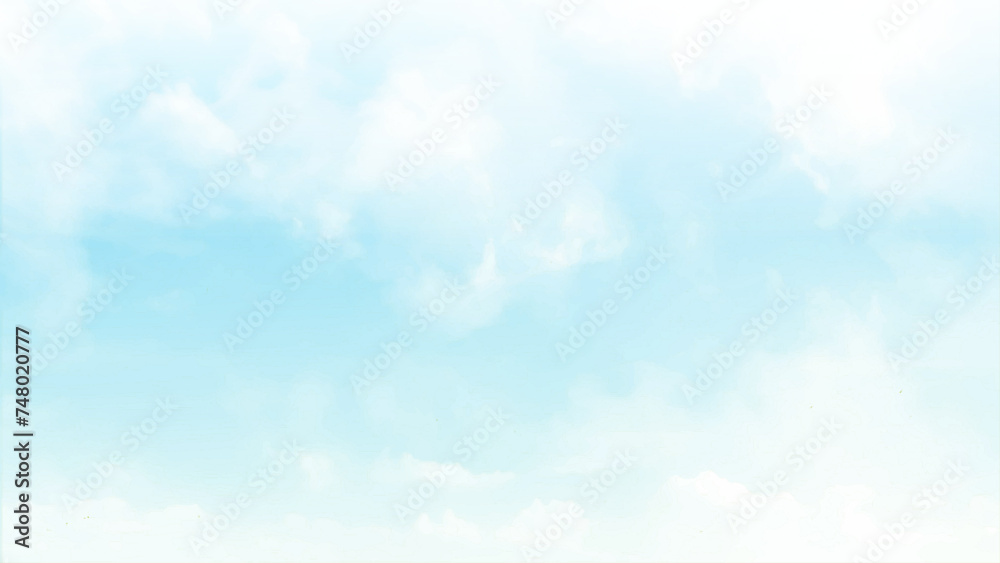 Αυτοκόλλητο The vast blue sky and clouds sky