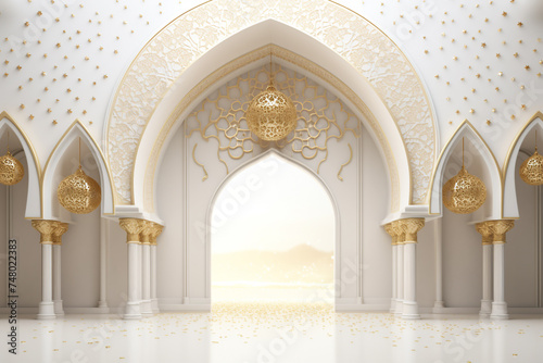 Doors of the Sheikh Zayed Mosque in Abu Dhabi  UAE Abu Dhabi  United Arab Emirates  Sheikh Zayed grand mosque Generative Ai
