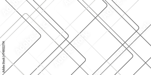 Abstract grey lines on white background with luxury shapes architecture plan. Modern pattern elegant gray line template background. 