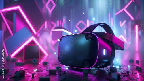An illuminated virtual real...
