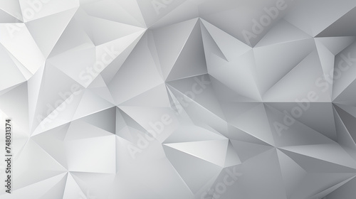 Elegance of Geometry: A Silvered Polygonscape