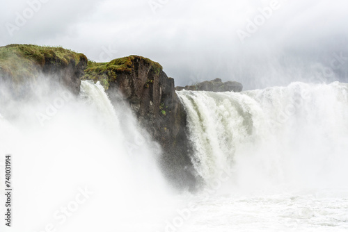 Gullfoss waterfall in Iceland  Europe. Beautiful natural landscape.