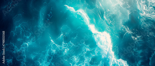 water background with waves photo