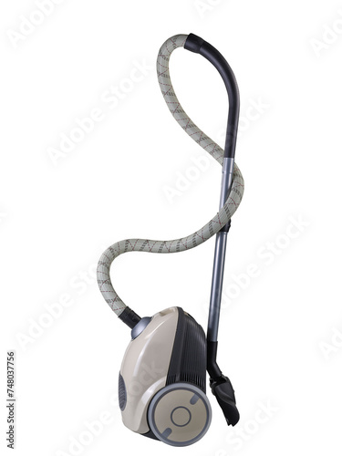 Obraz na płótnie Vacuum cleaner isolated on the white background (CLIPPING PATH) w salonie