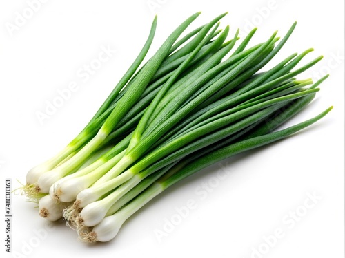 bunch of fresh green onions