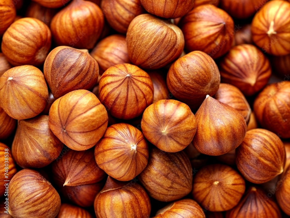 hazelnuts close up hazelnuts close up