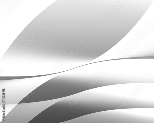 White gradient abstract polygon pattern on gray background.