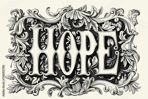 Hope Engrave Typography