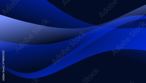 abstract blue background curve for poster, banner, cover, wallpaper, etc
