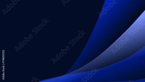 abstract blue background curve for poster, banner, cover, wallpaper, etc