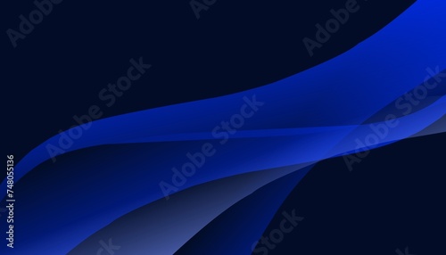 abstract blue background curve for poster, banner, cover, wallpaper, etc