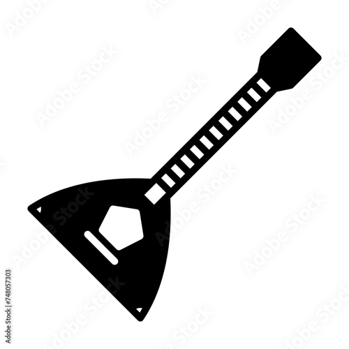 Mandolin icon. Music icon in line style