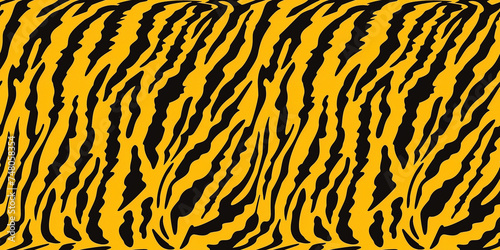 Seamsless pattern with stylized tiger skin. Background for poster or cover. Figure for textiles 