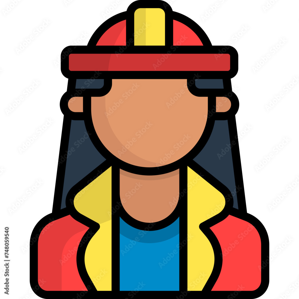 Obraz premium Firefighter Icon