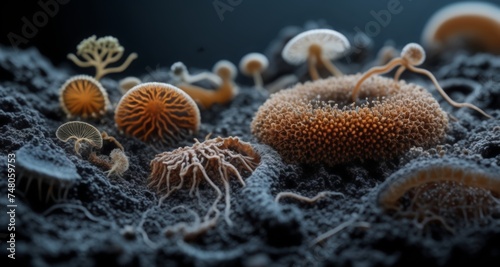  Microscopic marine life - A close-up view of the ocean's hidden wonders