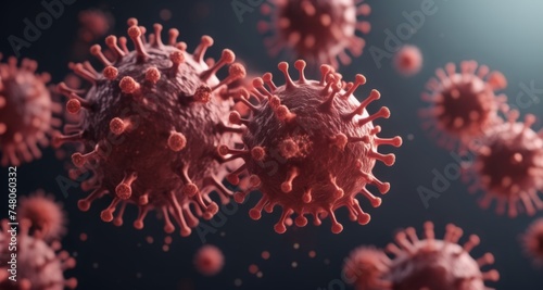  Viral Infection - A Close-Up Look at the Tiny Invaders © vivekFx