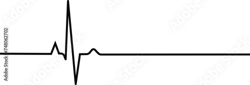 Heart pulse, heartbeat line, cardiogram sign, heartbeat vector eps 10