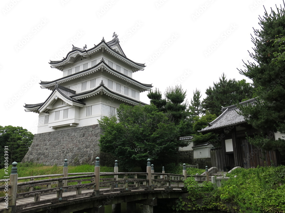 行田市の忍城址（御三階櫓・木橋・東門）