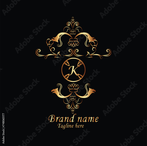 Creative Initial letter K logo design with modern business vector template. Creative isolated K monogram logo design 