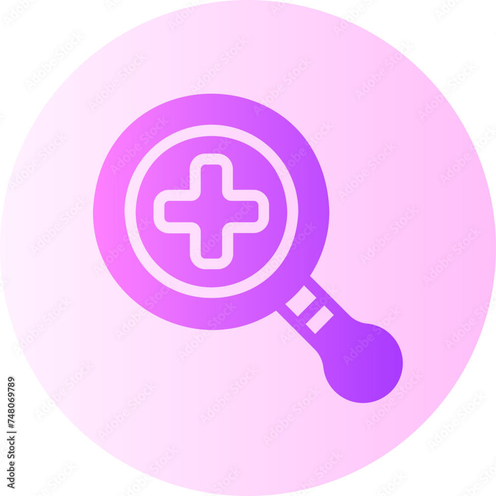 Obraz premium search gradient icon