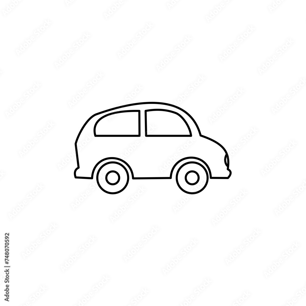 Car Outline Illustration