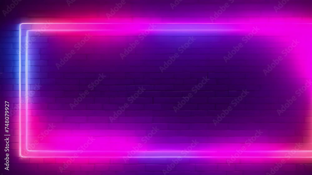 abstract purple background with glowing lines animation