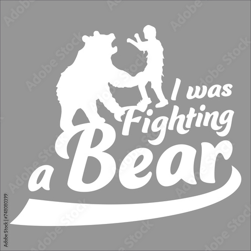 I Was Fighting A Bear Funny Surgery Broken Arm Leg Injury