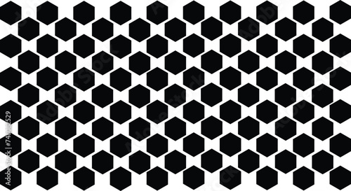 Hexagonal Seamless Pattern Vector