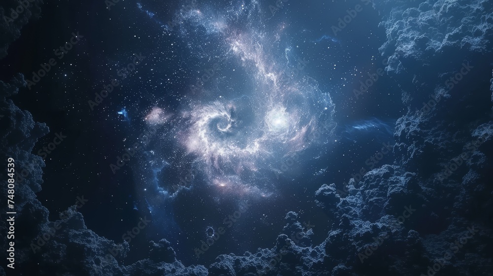Galaxie Strudel Hintergrund