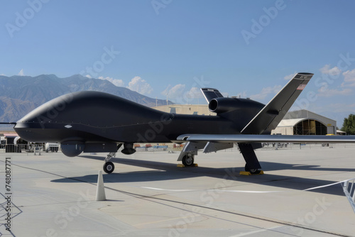 A high altitude remotely piloted surveillance aircraft drone