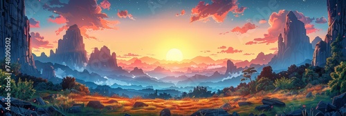 Beautiful Sky Cloud Before Sunset Single, Background Banner HD
