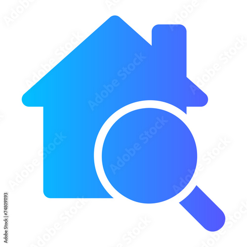 loupe gradient icon