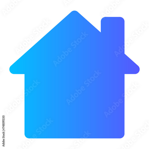buildings gradient icon