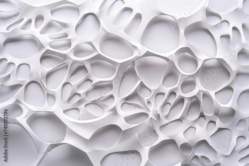 A simple yet elegant backdrop resembling intricate paper cutouts