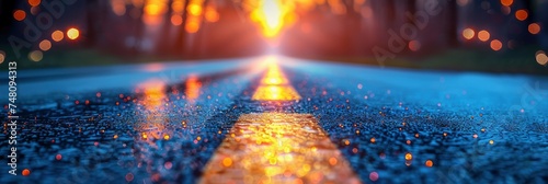 Defocus Abstract Background Road, Background Banner HD