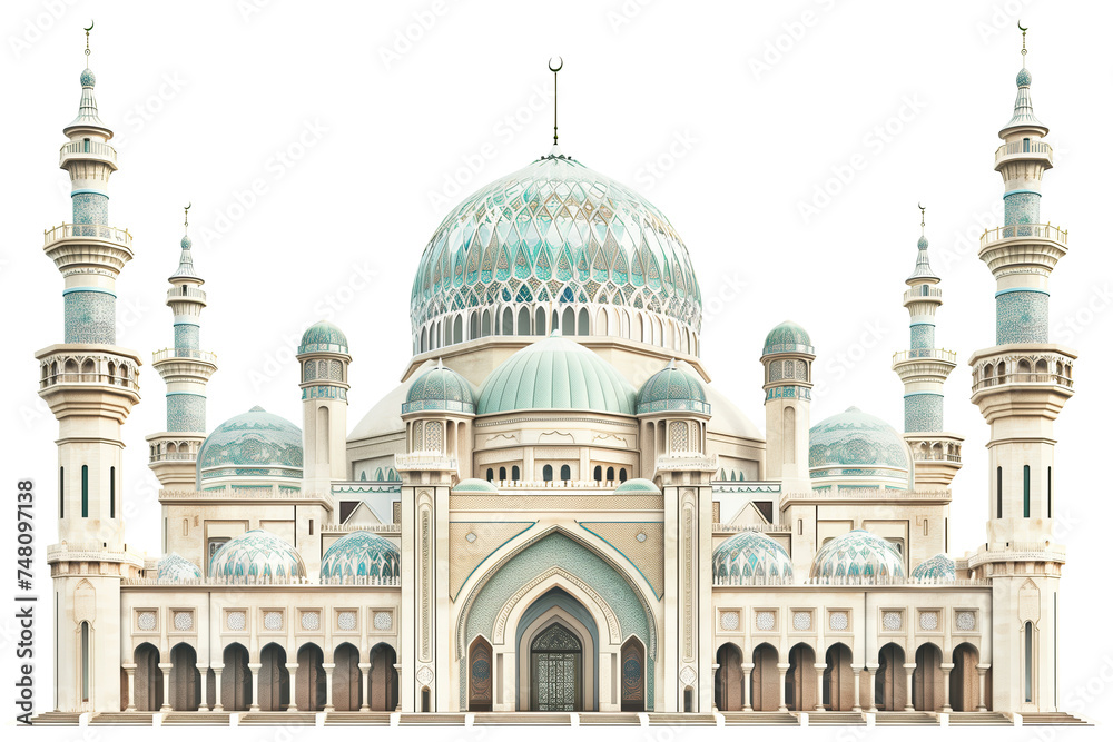 islamic pattern cartoon ramadan ornament mosque. ramadan kareem holiday celebration concept