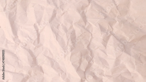 Brown wrinkle recycle paper background. Rough paper texture