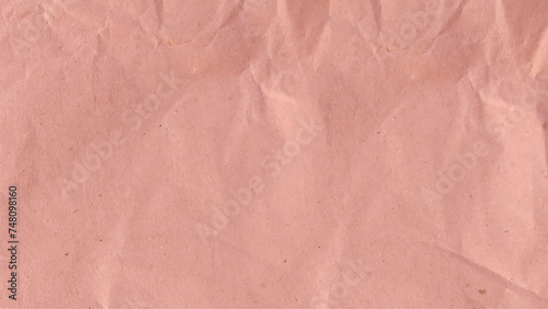 Brown wrinkle recycle paper background. Old Crumpled Paper.