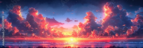 Sky Clouds, Background Banner HD