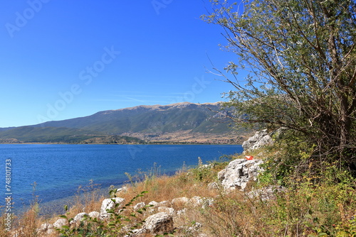 summer on Lake Prespa in Albania photo