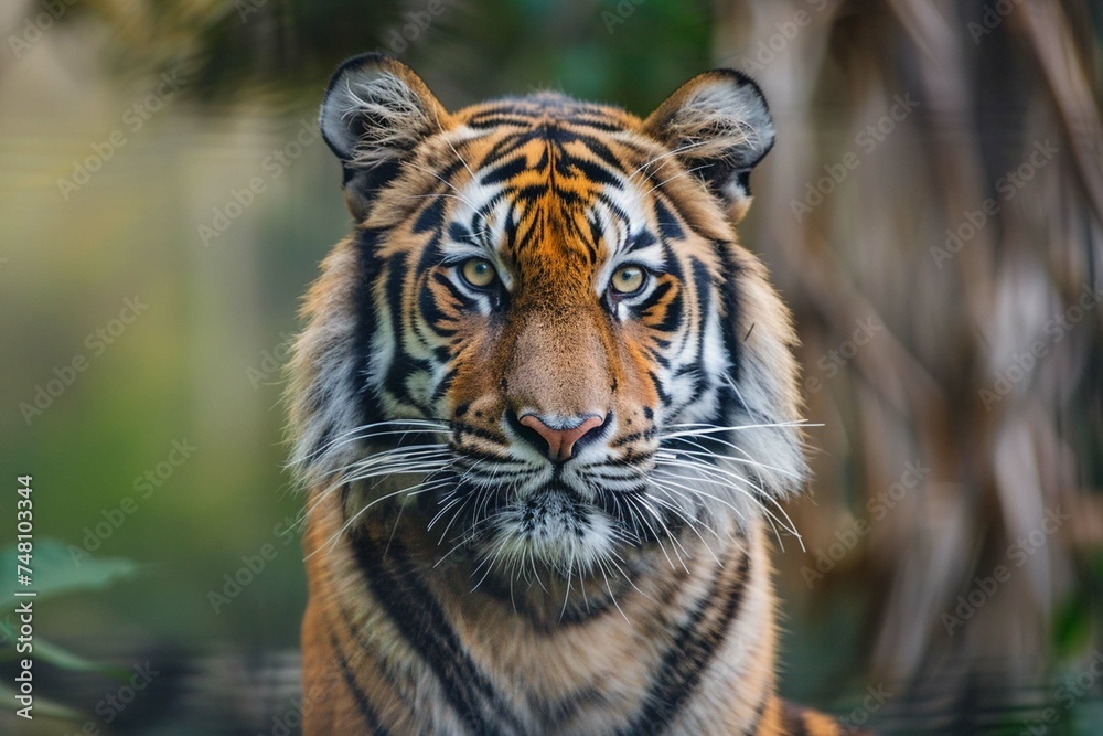 Fototapeta premium portrait of a bengal tiger