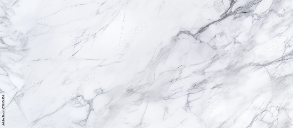 Detailed view of a white marble texture, showcasing the intricate patterns and smooth surface of the marble. The texture appears glossy and elegant, with subtle veins and variations in shading. Detailed view of a white marble texture, showcasing the intricate patterns and smooth surface of the marble. The texture appears glossy and elegant, with subtle veins and variations in shading.