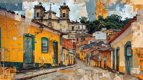 Ouro Preto's Timeless Charm Art Collage   © Kristian