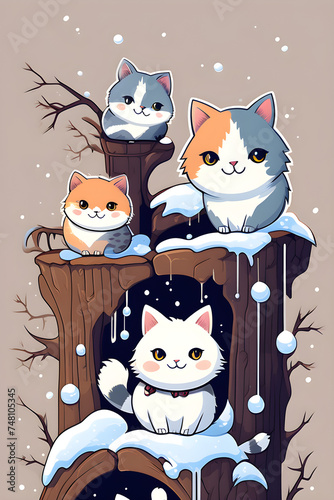 cute cats, Generative AI