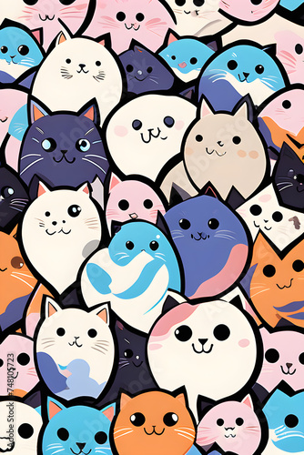 cute cats, Generative AI